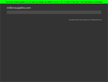 Tablet Screenshot of millerssupplies.com